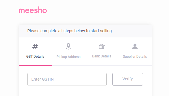 register to sell on meesho
