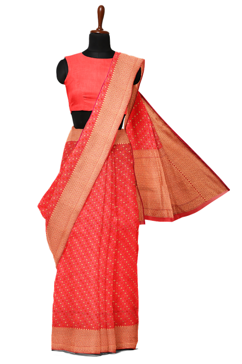 Buy Regolith Designer Sarees for women cotton silk sarees for women with  sadi for women unstitched blouse piece (Maroon) at Amazon.in